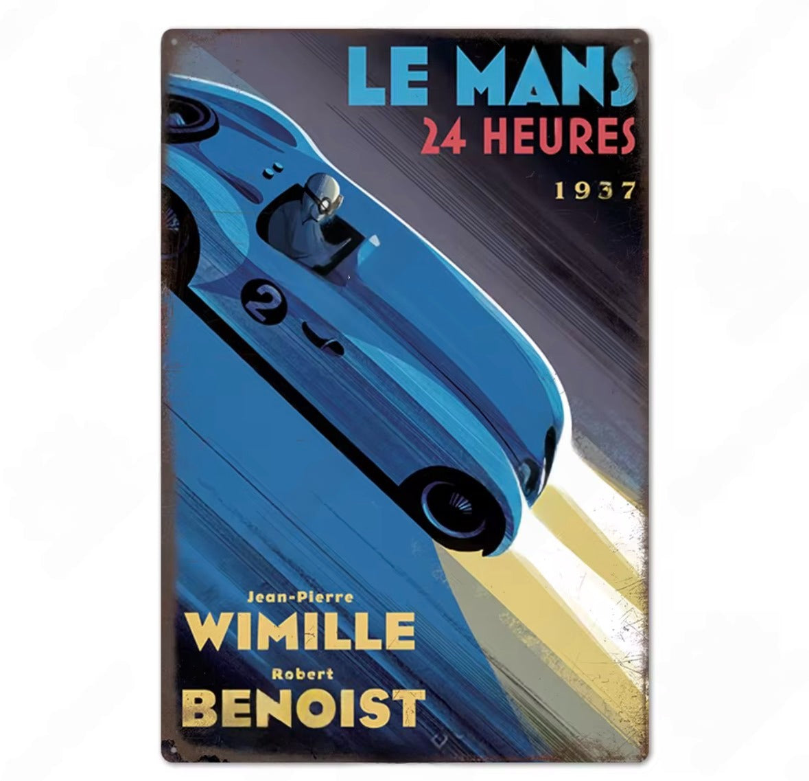 24 Hours of Le Mans Metal Sign #1
