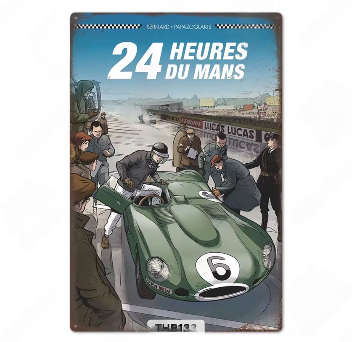 24 Hours of Le Mans Metal Sign #3