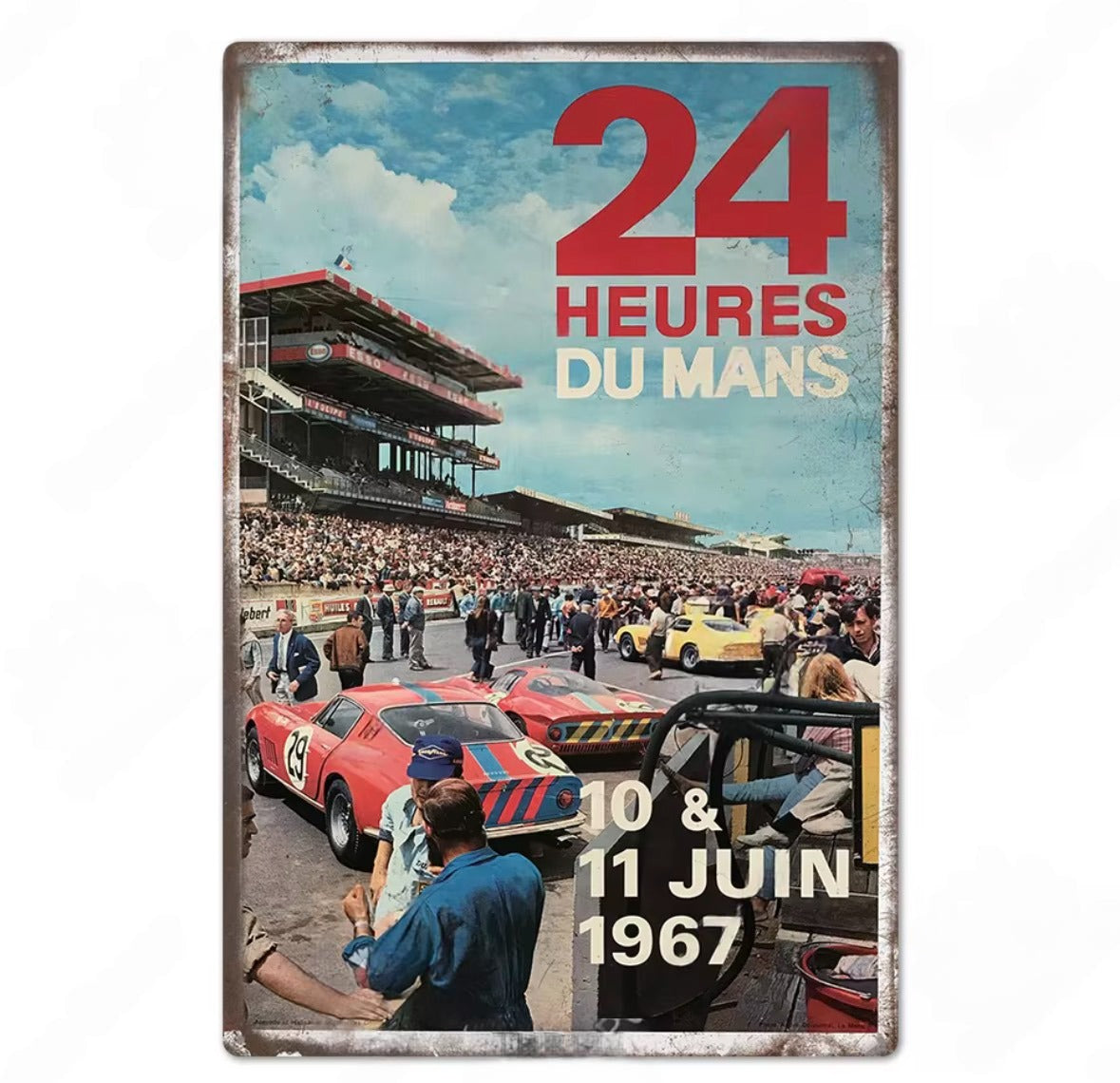 24 Hours of Le Mans Metal Sign #4
